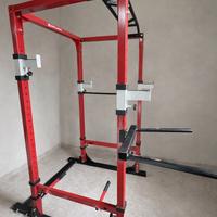 Rack CapitalSports + panca piana + box pliometrico