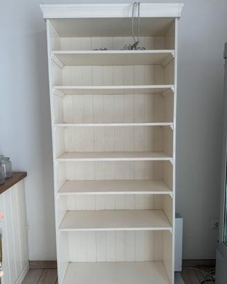 Libreria LIATORP bianca (IKEA) con faretti