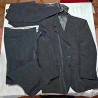 Completo Uomo 3 Pezzi Vintage Grigio Scuro "L'Amor