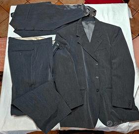 Completo Uomo 3 Pezzi Vintage Grigio Scuro "L'Amor