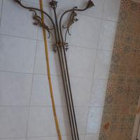 LUME ANTICO IN RAME ALTEZZA 1,70 MT SALA BOWLING