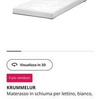 Materasso Ikea 60*120