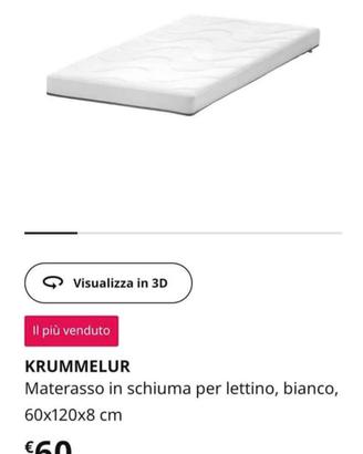 Materasso Ikea 60*120