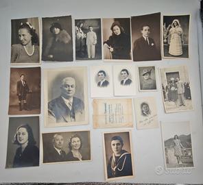 Lotto 17 Foto Epoca Anni 30 40 Ritratti