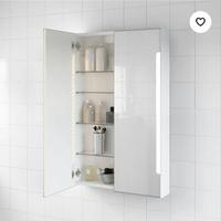Mobile bagno 2 ante con specchio e led  Ikea nuovo