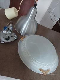 plafoniera, lampadario a sospensione, Applique.