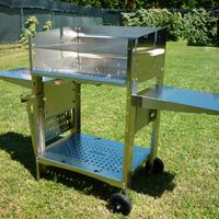 Barbecue a legna e carbonella inox 60GQ - ilSimo