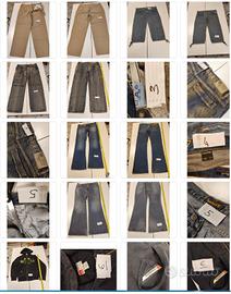 Jeans, Armani, Diesel, Woolrich, Meltinpot, Timber