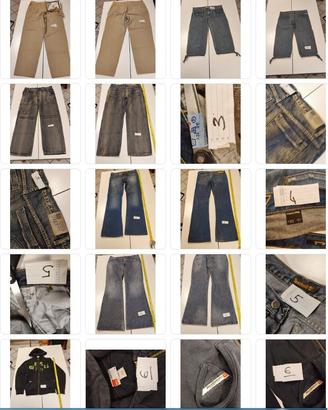 Jeans, Armani, Diesel, Woolrich, Meltinpot, Timber