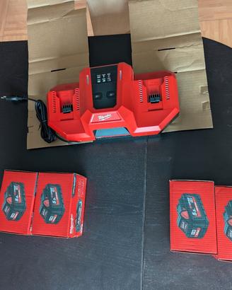 Milwaukee batterie 5.5Ah + caricabatterie rapido