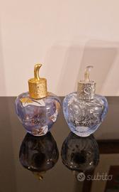Coppia 2 boccette di profumo vuote Lolita Lempicka