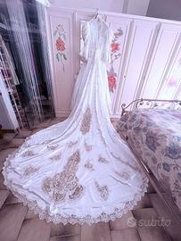 Abito Nuziale "PRINCIPESCO". PEZZO UNICO ASSOLUTO!