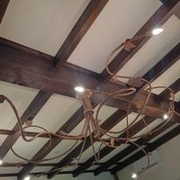 lampadario rame artigianale