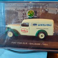 Modellino Fiat 1100 ELR - Galbani 1951