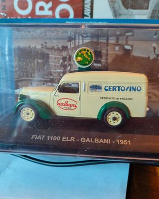 Modellino Fiat 1100 ELR - Galbani 1951