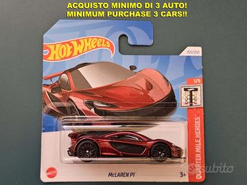 Hot Wheels McLaren P1 rossa (nuovo modello)