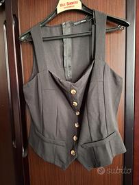 GILET NERO DONNA