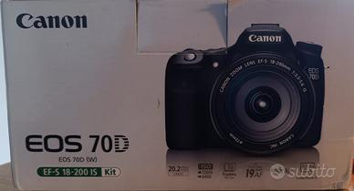 Canon EOS 70D con obiettivo originale