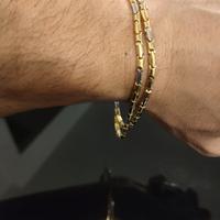 Collana e bracciale in oro 18K