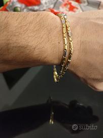 Collana e bracciale in oro 18K