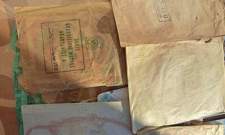 Guarnizioni moto anni 50 60 70