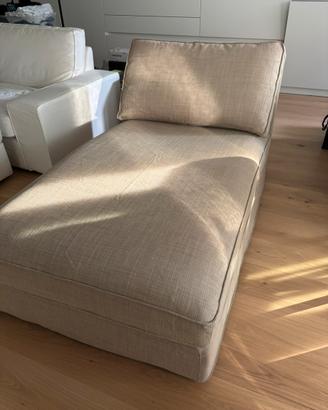 Cover per Ikea Kivik chaise longue Hillared beige