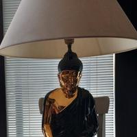 Lampada Budda in ceramica Ferlaro