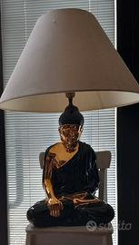 Lampada Budda in ceramica Ferlaro