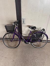 Bici donna viola  Novarini