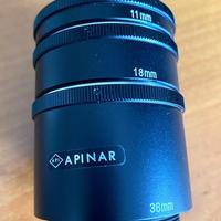 Tubi di prolunga per  macchina fotografica