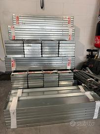 Scaffalatura metallica zincata professionale