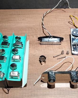 Kit Telecaster eleronica, pikup, Ponte, Meccaniche