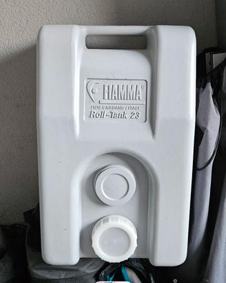 tanica serbatoio acque grigie camper
