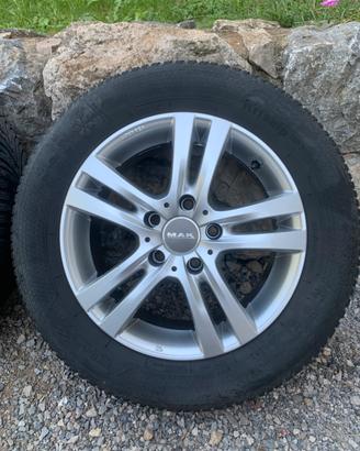 4 Pneumatici Invernali Kleber 215 60 R16 + 4Cerchi