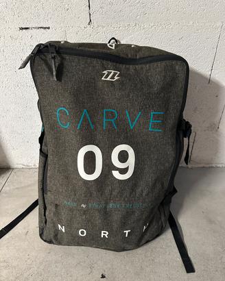 Kite North Carve 9 con barra navigator