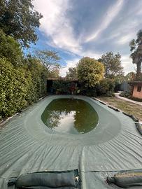 TELO COPERTURA PISCINA 10 mt x 6 mt