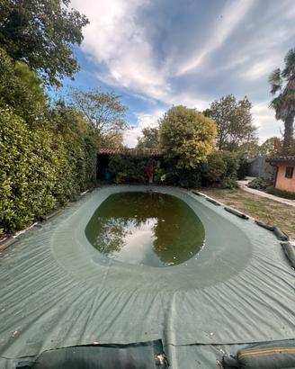 TELO COPERTURA PISCINA 10 mt x 6 mt