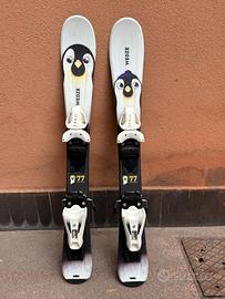 Sci bambino Wedze Pinguini 77 cm + attacchi