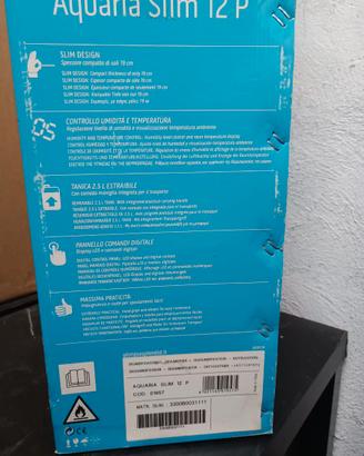 Deumidificatore Olimpia Splendid Slim 12 P