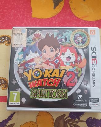 Yokai Watch 2 Spiritossi 3ds + medaglia come nuovo