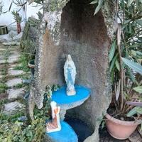 grotta in cemento x santi o madonnina tipo Lourdes