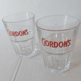 2 Bicchieri Gordon's Gin Collection Anni 70