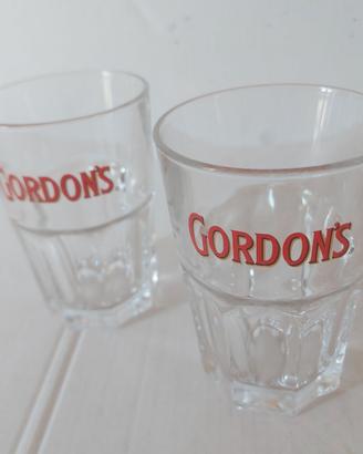 2 Bicchieri Gordon's Gin Collection Anni 70