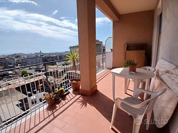 Appartamento panoramico 3 vani con terrazzino