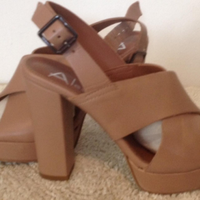 Sandali Estivi Open Toe Plateau Tg 37