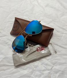 Ray-Ban rb 325 Aviator Oro e blu