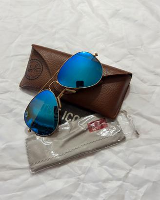 Ray-Ban rb 325 Aviator Oro e blu