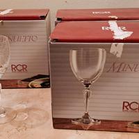 CALICI DI VINO DI CRISTALLO. RCR. NUOVI