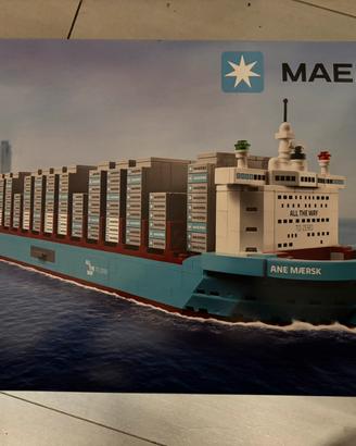 Scatola vuota lego Maersk