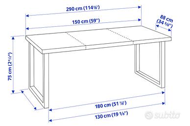 Tavolo ikea allungabile